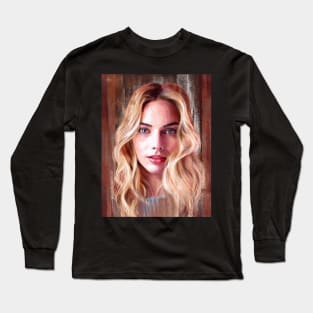 Margot Robbie Long Sleeve T-Shirt